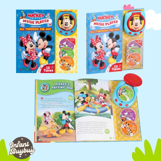 Disney Mickey Mouse All Through the Day Music Player Storybook