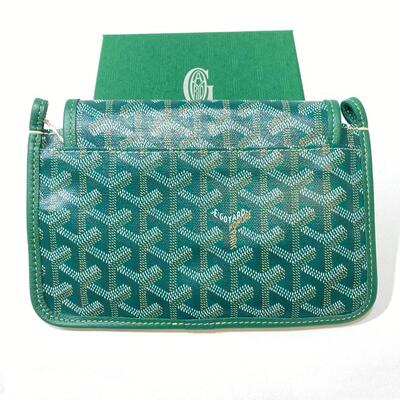 Goyard Plumet Pocket Wallet Green