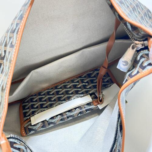 Goyard Boheme Hobo Black Tan