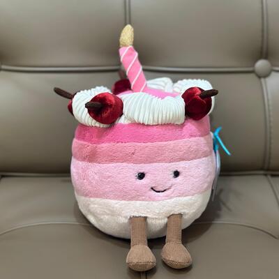 Jellycat Amuseables Harrods Christmas Cherry Cake 櫻桃蛋糕 (藍色盒)