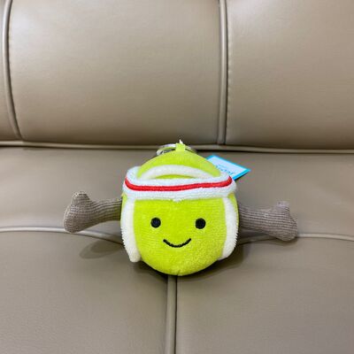 Jellycat Amuseables Sports Tennis Bag Charm 網球 鎖匙扣