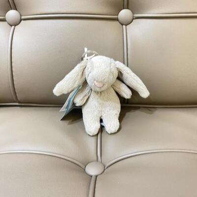 Jellycat Bashful Bunny Beige Bag Charm 兔 鎖匙扣