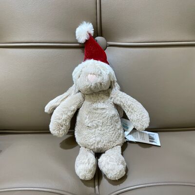 Jellycat bashful Christmas bunny decoration 兔