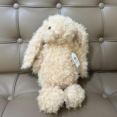 Jellycat Bashful Luxe Bunny Curly 長毛捲髮兔