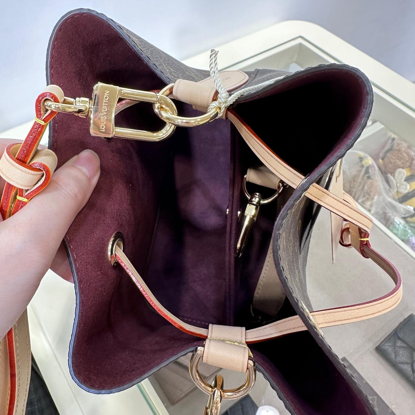 LV NeoNoe BB Bag Canvas Tan