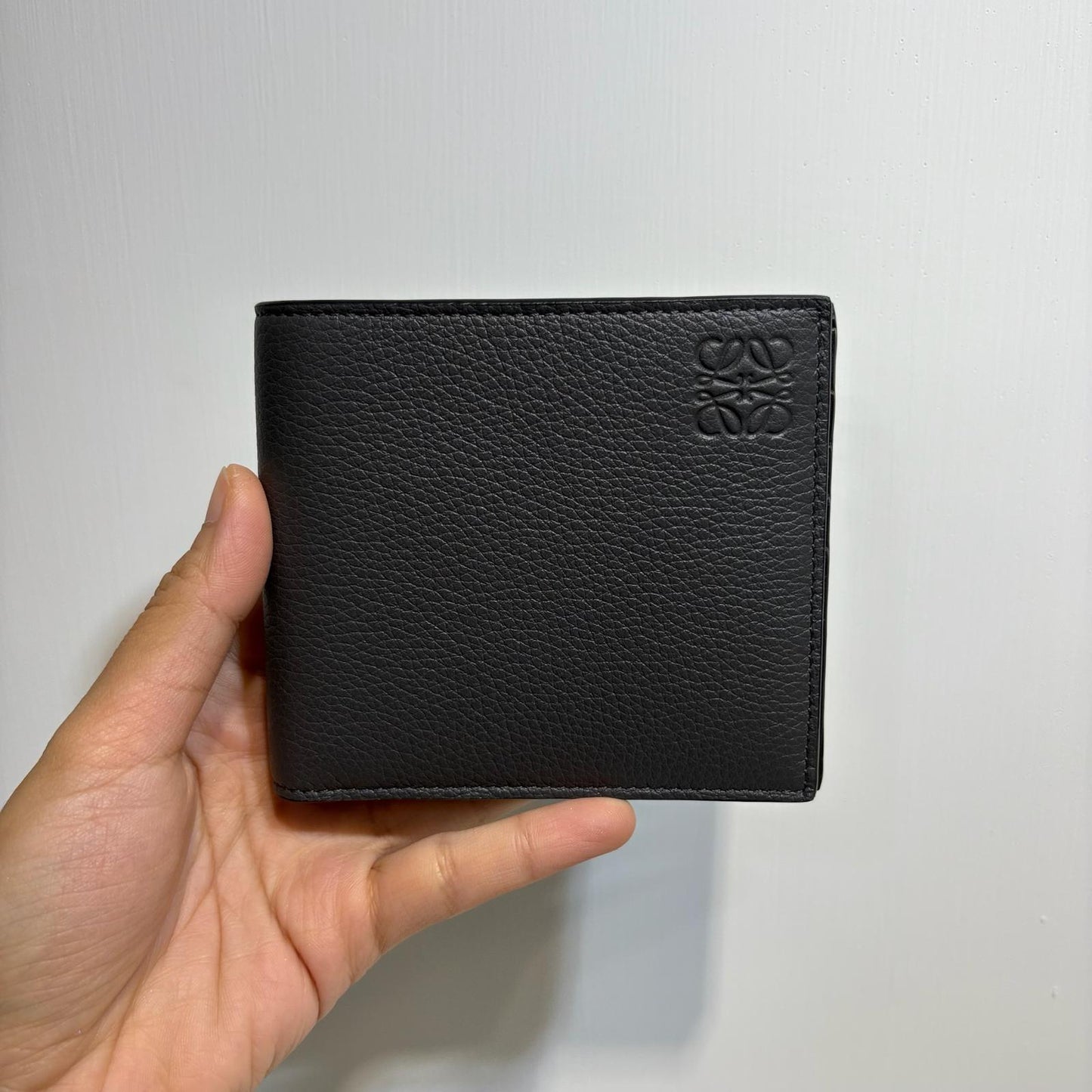 Loewe Mens Bifold Wallet Dark Grey