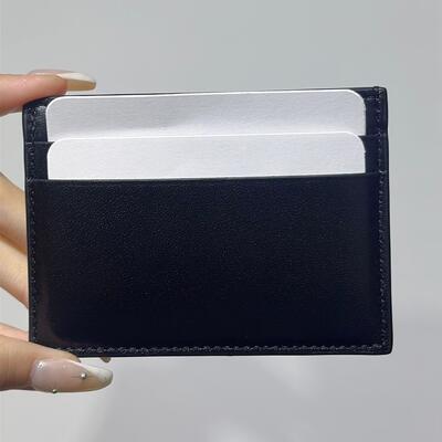 Loewe Puffer Anagram leather card holder Black