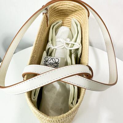 Loewe Small Square Basket White