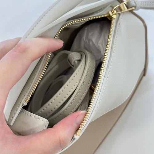 Loewe Mini Puzzle Bag Soft White Paper Craft