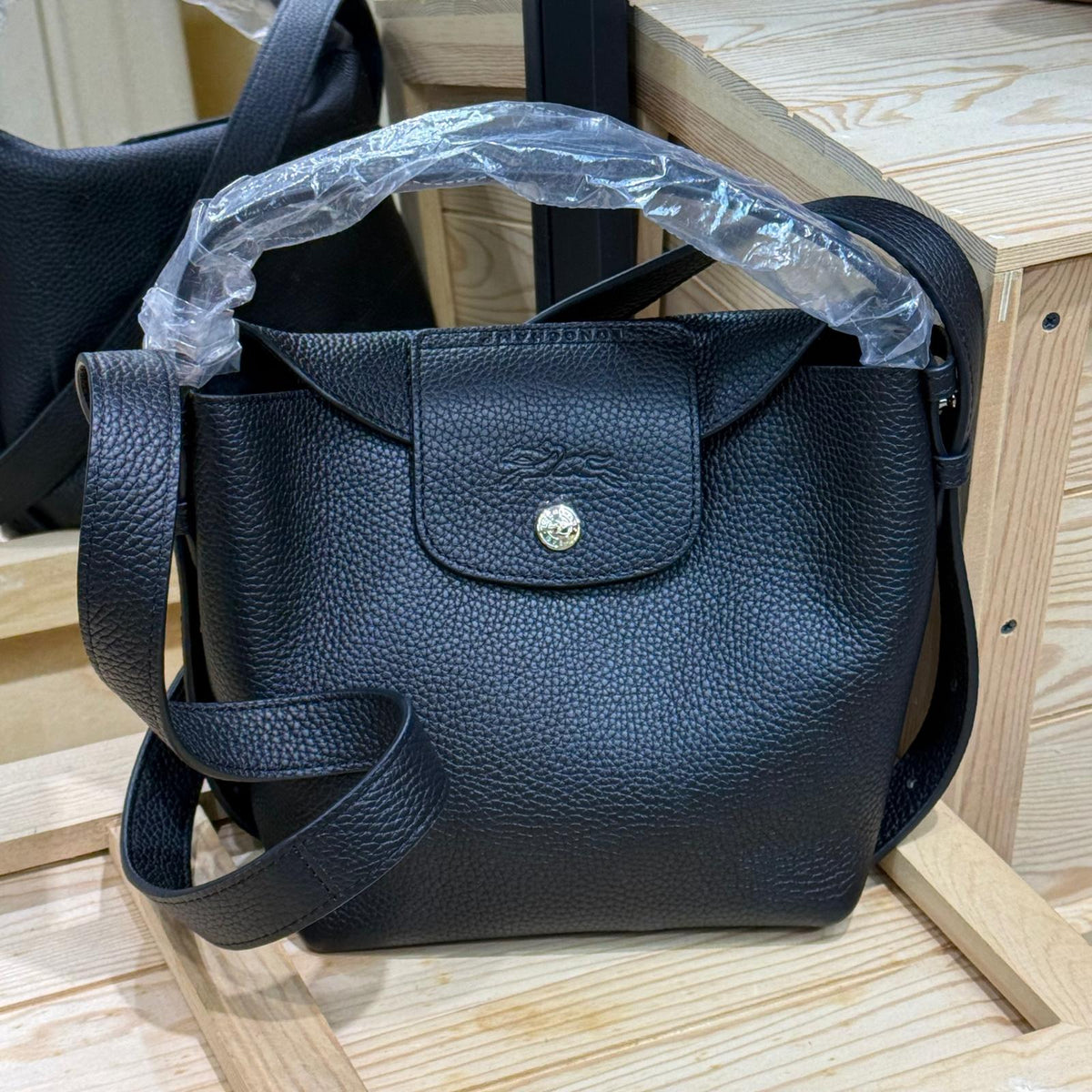 Longchamp Le Cadence S Bucket Bag Black