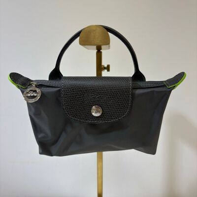 Longchamp Le Pliage Original Pouch With Handle Graphite