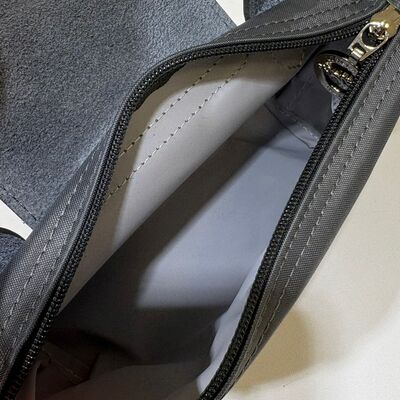 Longchamp Le Pliage Original Pouch With Handle Graphite