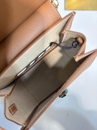 Polene Number Seven Mini Grained Camel