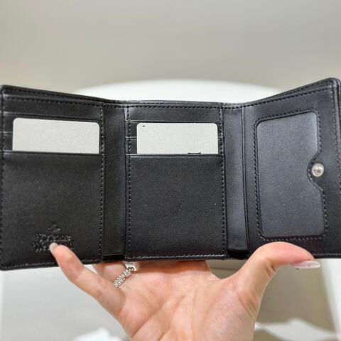 Vivenne Westwood Small Frame Wallet Black