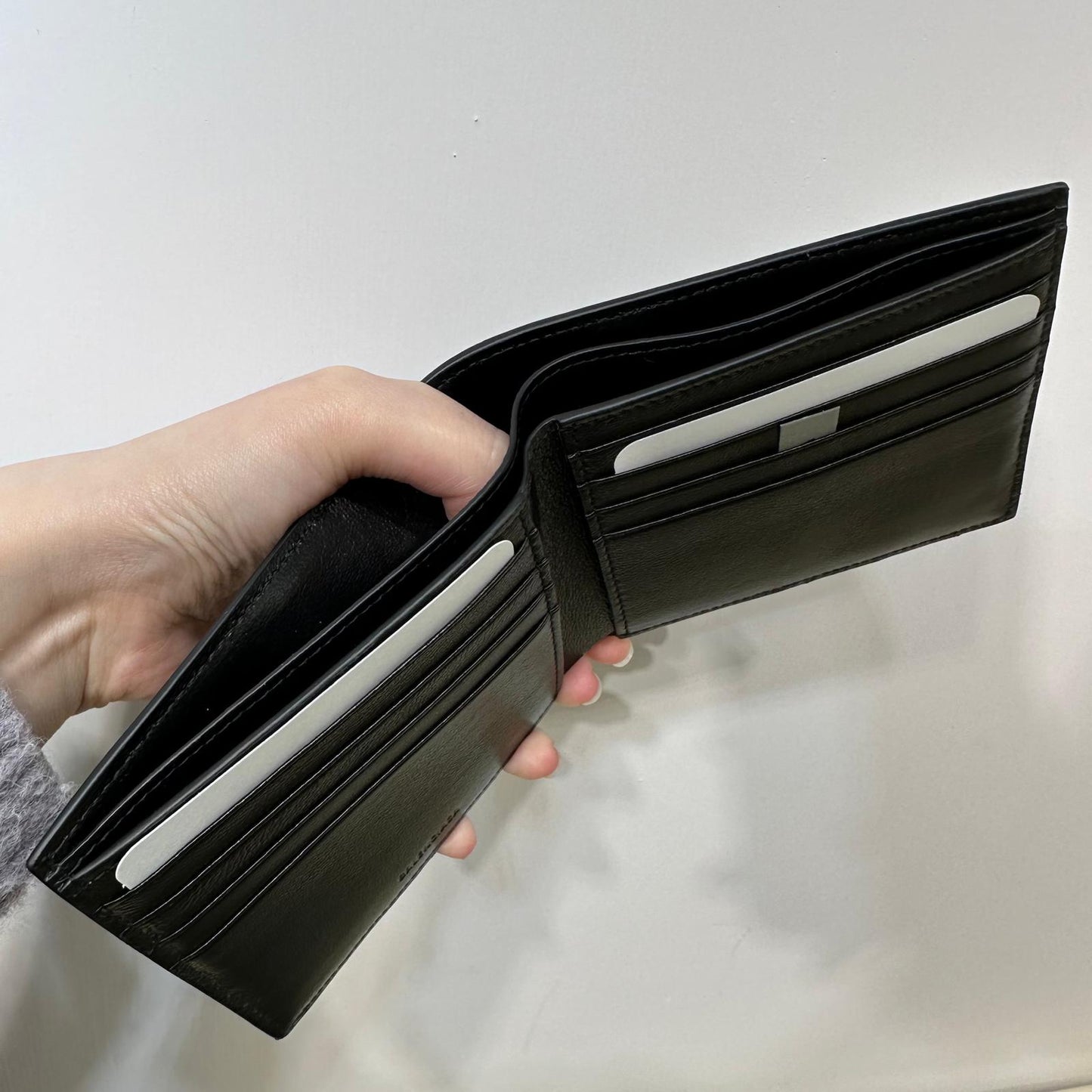 Balenciaga Cash Men Wallet Black
