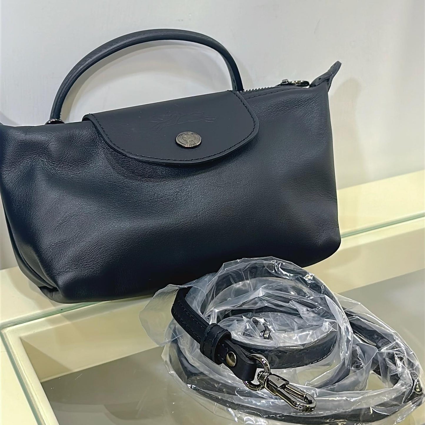 Longchamp Le Pliage Xtra XS Pouch Black