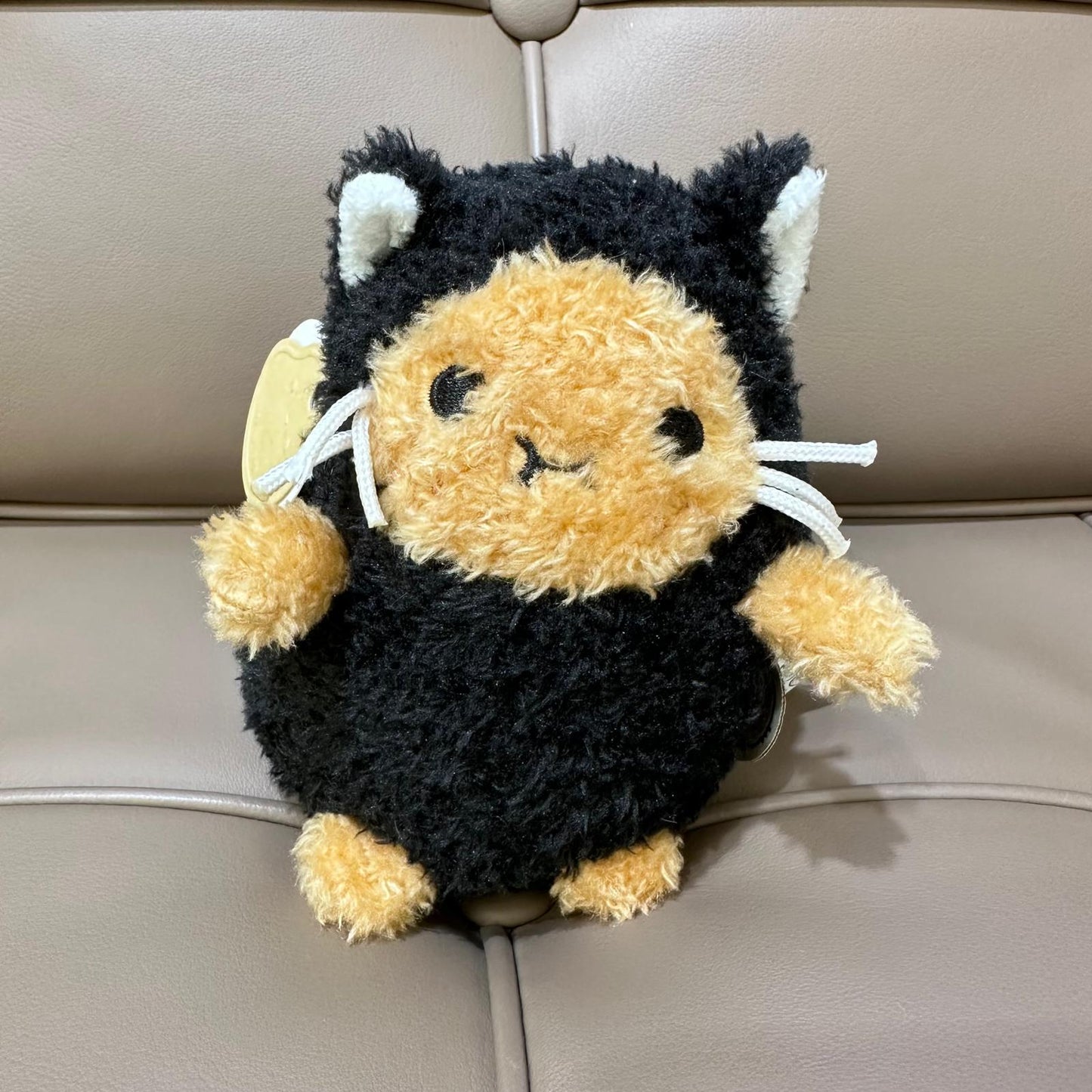 Noodoll Black Kitty Ricespud Mini Sitting Plush Toy 黑貓