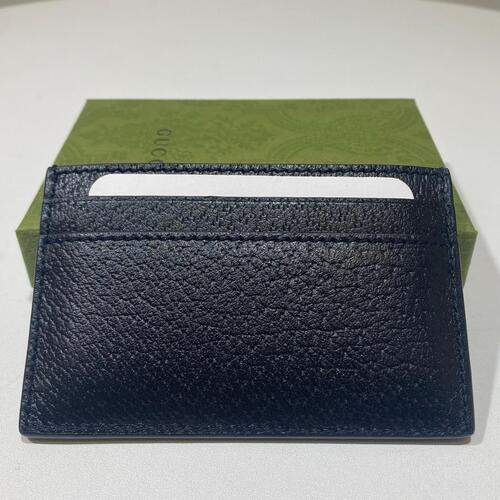 Gucci Mens GG Marmont Card Case Black