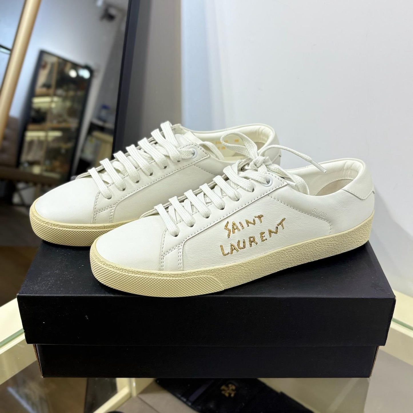 YSL Women's Court Classic Sl/06 Sneakers 38 (Unused)