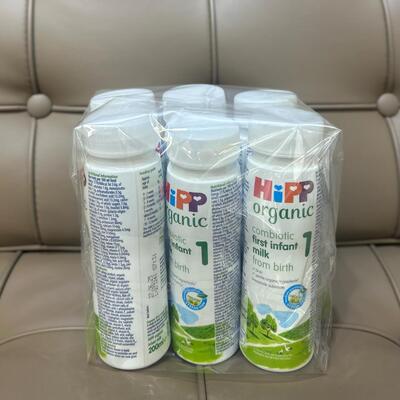 Hipp Organic 1 Ready to Feed 水奶 喜寶 英國 有機 (6x200ml)