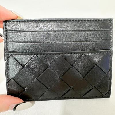BV Mens Credit Cardcase Black 6 Slot