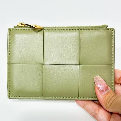 BV Zipped Cardcase Traverine