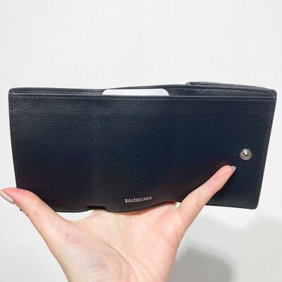 Balenciaga Papier Mini Wallet Black