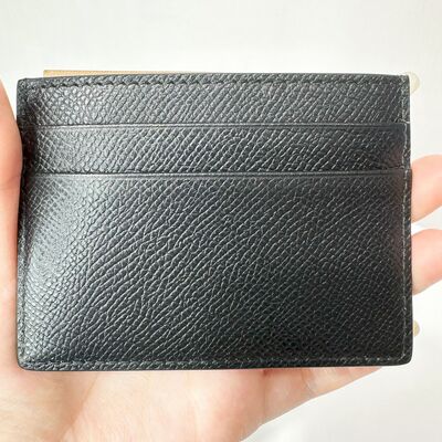 Burberry Grainy Leather TB Cardcase Black