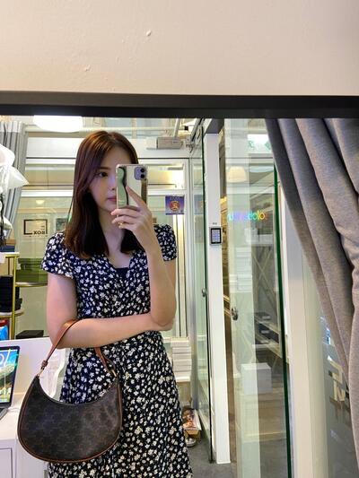 Celine Ava Bag Canvas Tan