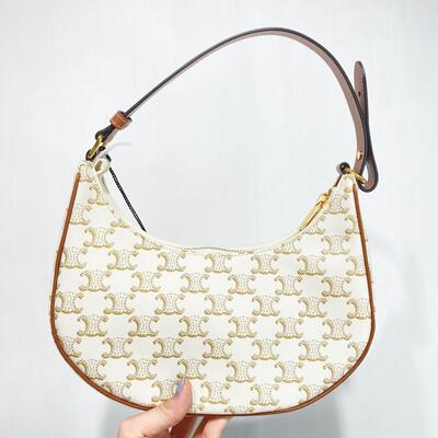 Celine Ava Bag Canvas White