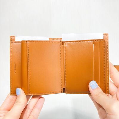 Celine Small Strap Wallet Canvas White