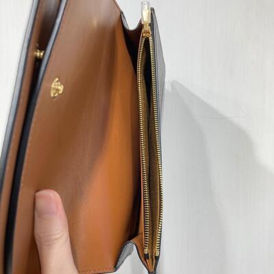 Celine Wallet On Strap Canvas Tan