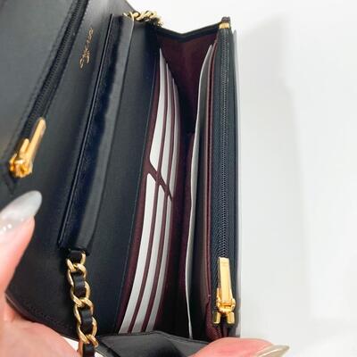 Chanel Classic Wallet On Chain Lamb Black Gold