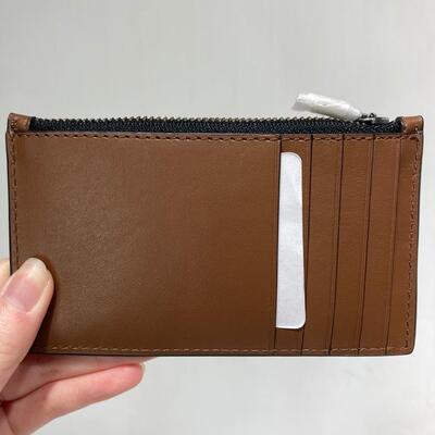 Coach Zip Cardholder Brown