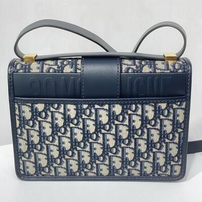 Dior 30 Montaigne Bag Oblique Blue