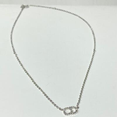 Dior Clair D Lune Necklace Silver