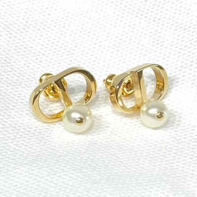 Dior Petit CD Earring Gold