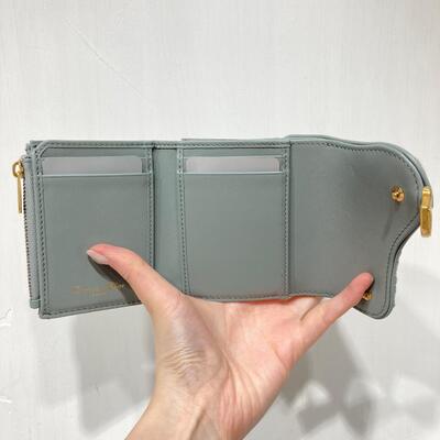 Dior Saddle Wallet Oblique Grey