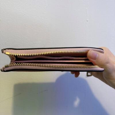 Furla Line Friends Brown Cardholder Pink