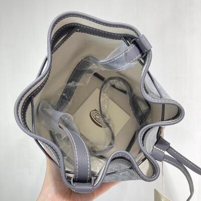 Goyard Petit Flot Bucket Bag Grey