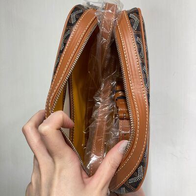 Goyard Cap-Vert PM Bag Black Tan