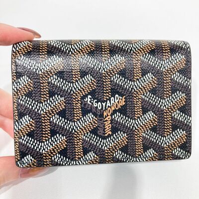Goyard Malesherbes Card Wallet Black Black