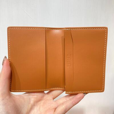 Goyard Malesherbes Card Wallet Black Tan