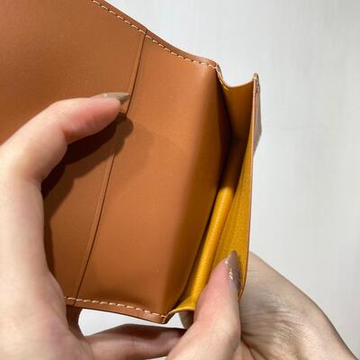 Goyard Malesherbes Card Wallet Black Tan