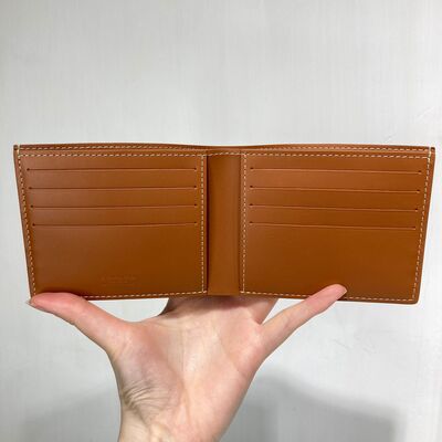 Goyard Mens Victoire Wallet Black Tan