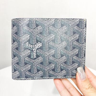 Goyard Mens Victoire Wallet Grey