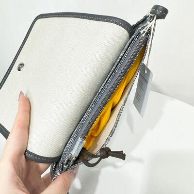 Goyard Plumet Pocket Wallet Grey