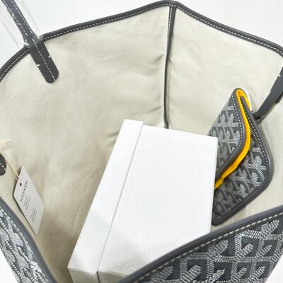 Goyard St Louis PM Tote Bag Grey