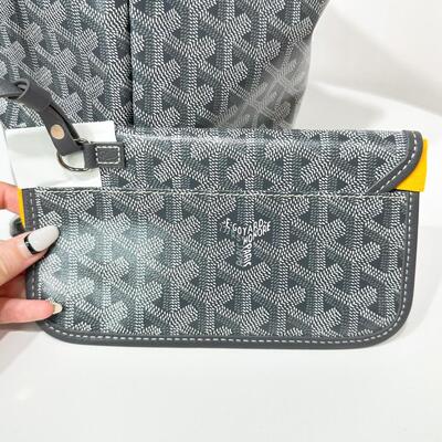 Goyard St Louis PM Tote Bag Grey