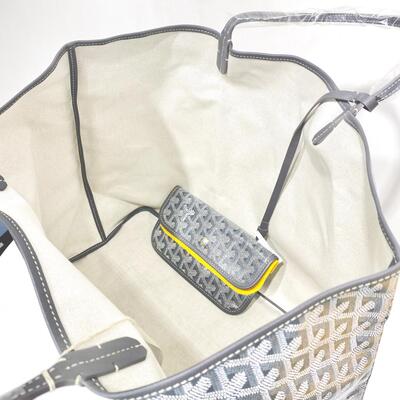 Goyard St Louis GM Tote Bag Grey